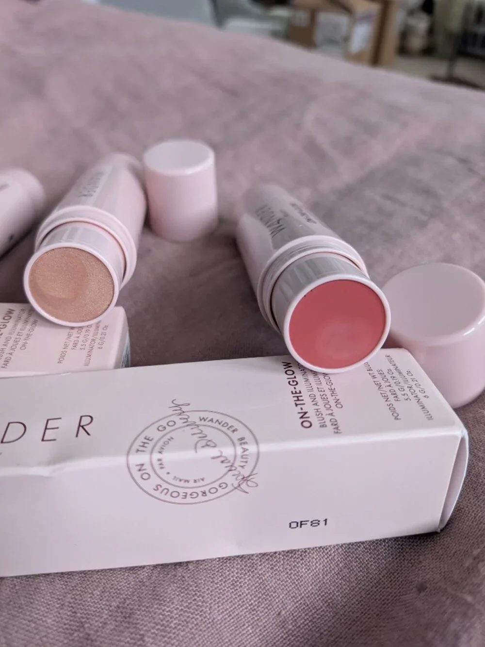 🌸 Wander Beauty On-the-Glow Blush Illuminator, Coral Rose & Sienna Sunset NIB